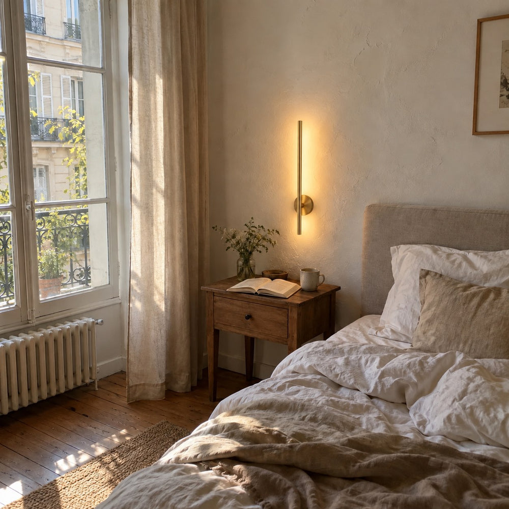 Applique murale chambre sans fil rechargeable, LED - sansfil or50 01b chambre lumiere du matin #or-50-cm
