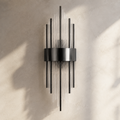 Applique cristal grand modele eteinte en journee #noir-grand-modele