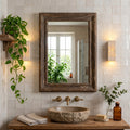 Applique murale chambre tête de lit, travertin, lumière chaude - reva 16 salle de bain zellige #16-cm