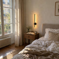 Applique murale chambre sans fil rechargeable, LED - sansfil n50 01b chambre lumiere du matin #noir-50-cm